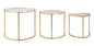 TAVOLINETTI DA CAFFE' TRIANGLE ENSEMBLE 3 PZ CM ? 60X50-50X45-40X40