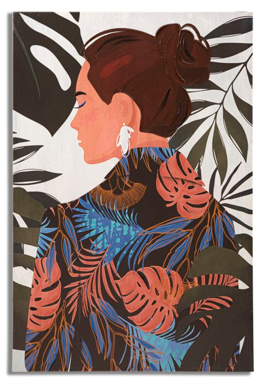 STAMPA DIPINTO DAME JUNGLE -B- 80X2,8x120