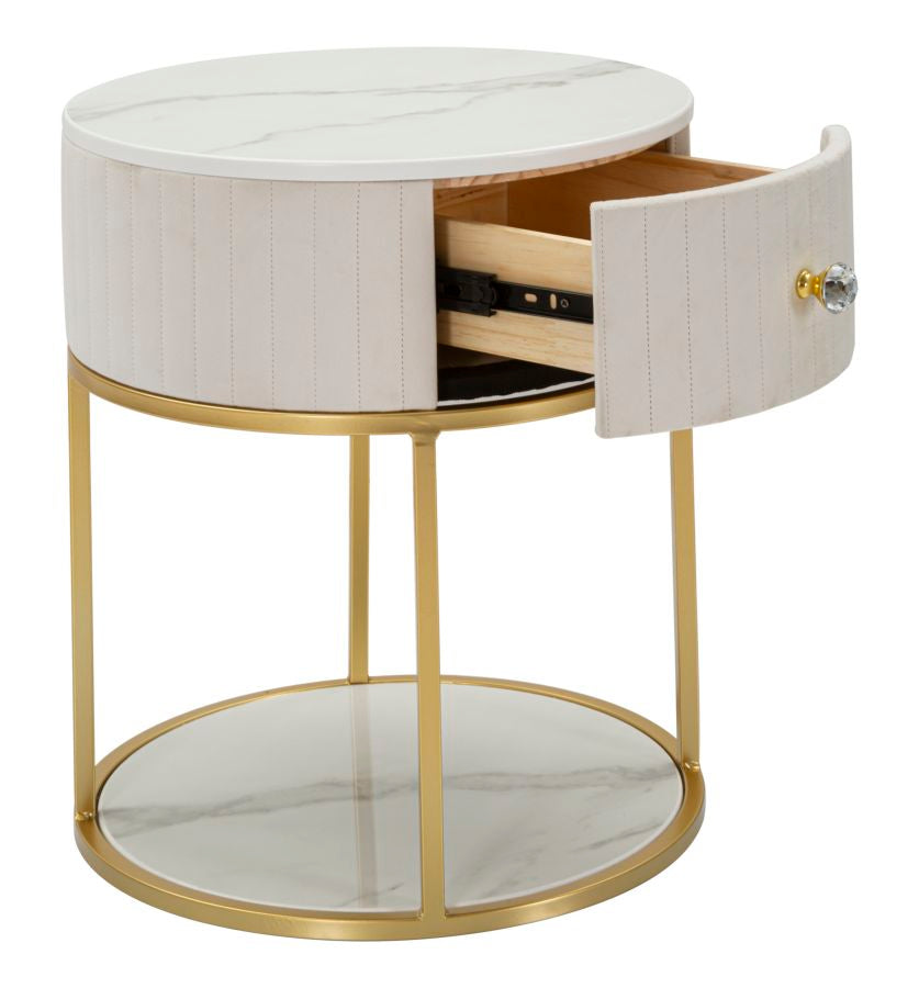 COMODINO MONTPELLIER CREMA CM ? 42X48