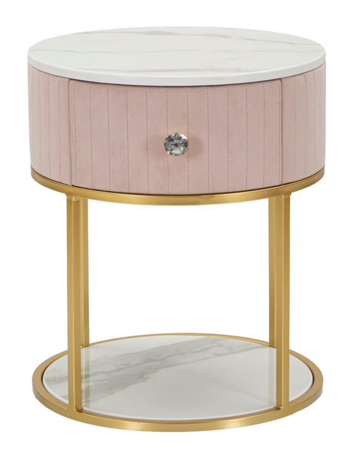 COMODINO MONTPELLIER ROSA CM ? 42X48
