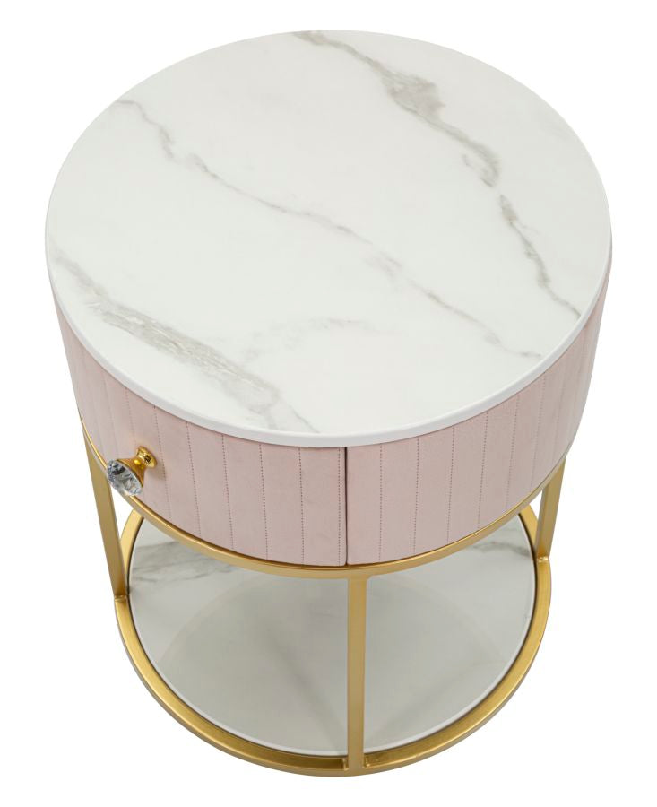 COMODINO MONTPELLIER ROSA CM ? 42X48