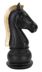 CAVALLO NERO E ORO CM 10,5X8,5X19