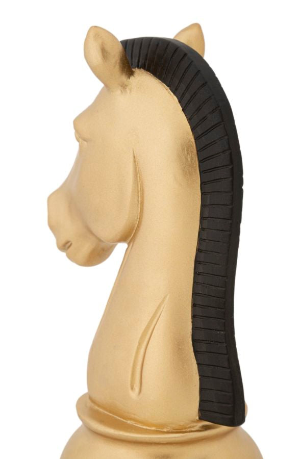 CAVALLO ORO ET NERO CM 10,5X8,5X19