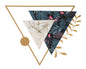 OROLOGIE DE MURO TRIANGLE CM 75X4,5X59
