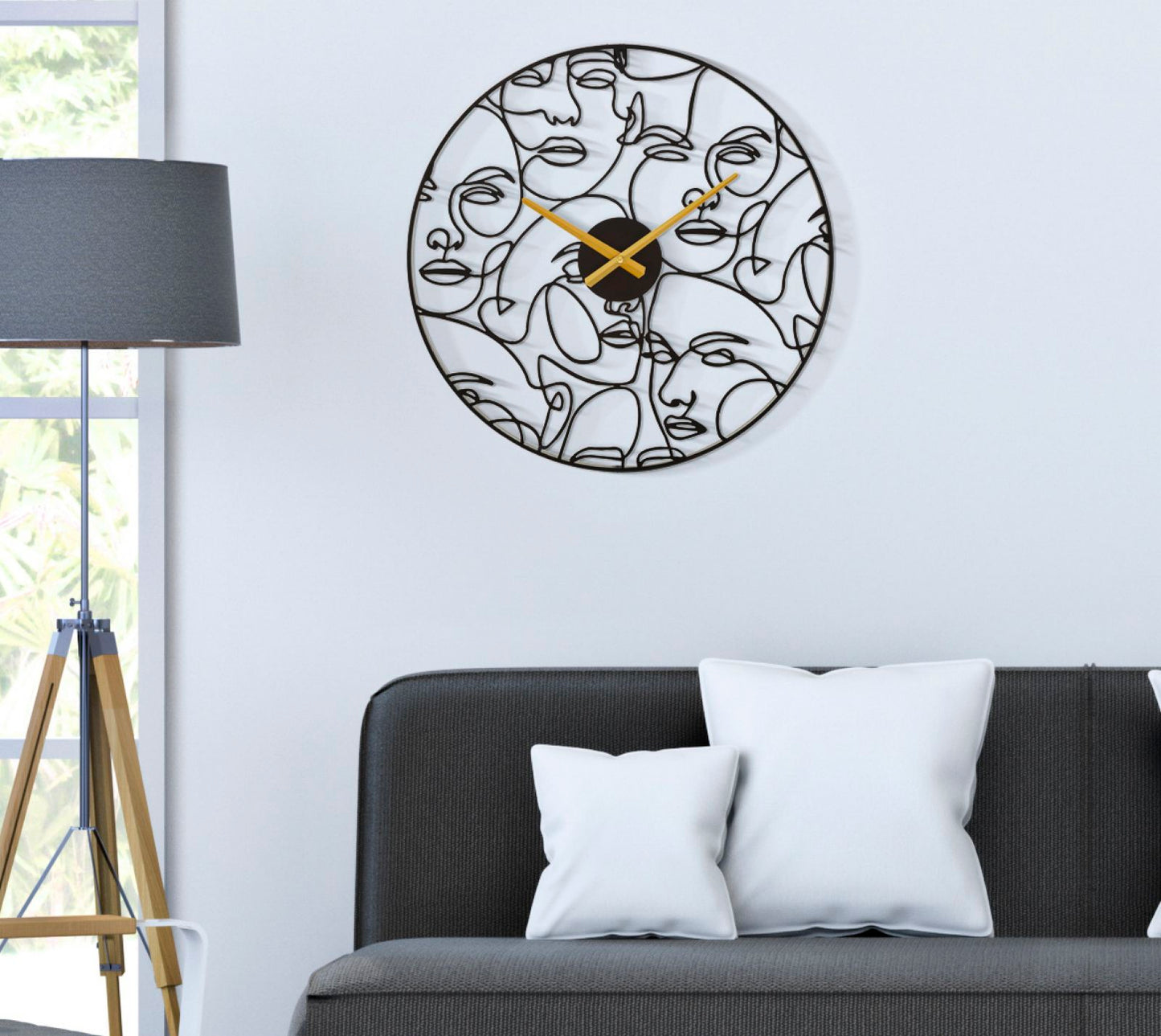 OROLOGIO DA MURO VISAGES CM ?50X3,5