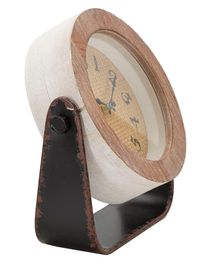 OROLOGIO DA TAVOLO ROND CM 23,5X7X24