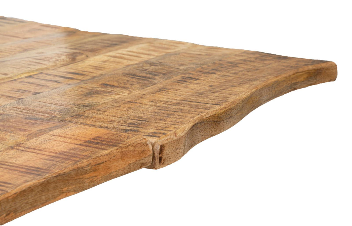 TAVOLO DA PRANZO BORD TOUT. CM 180X90X77-LUNGHEZZA TOTALE 280 (LEGNO DI MANGO)