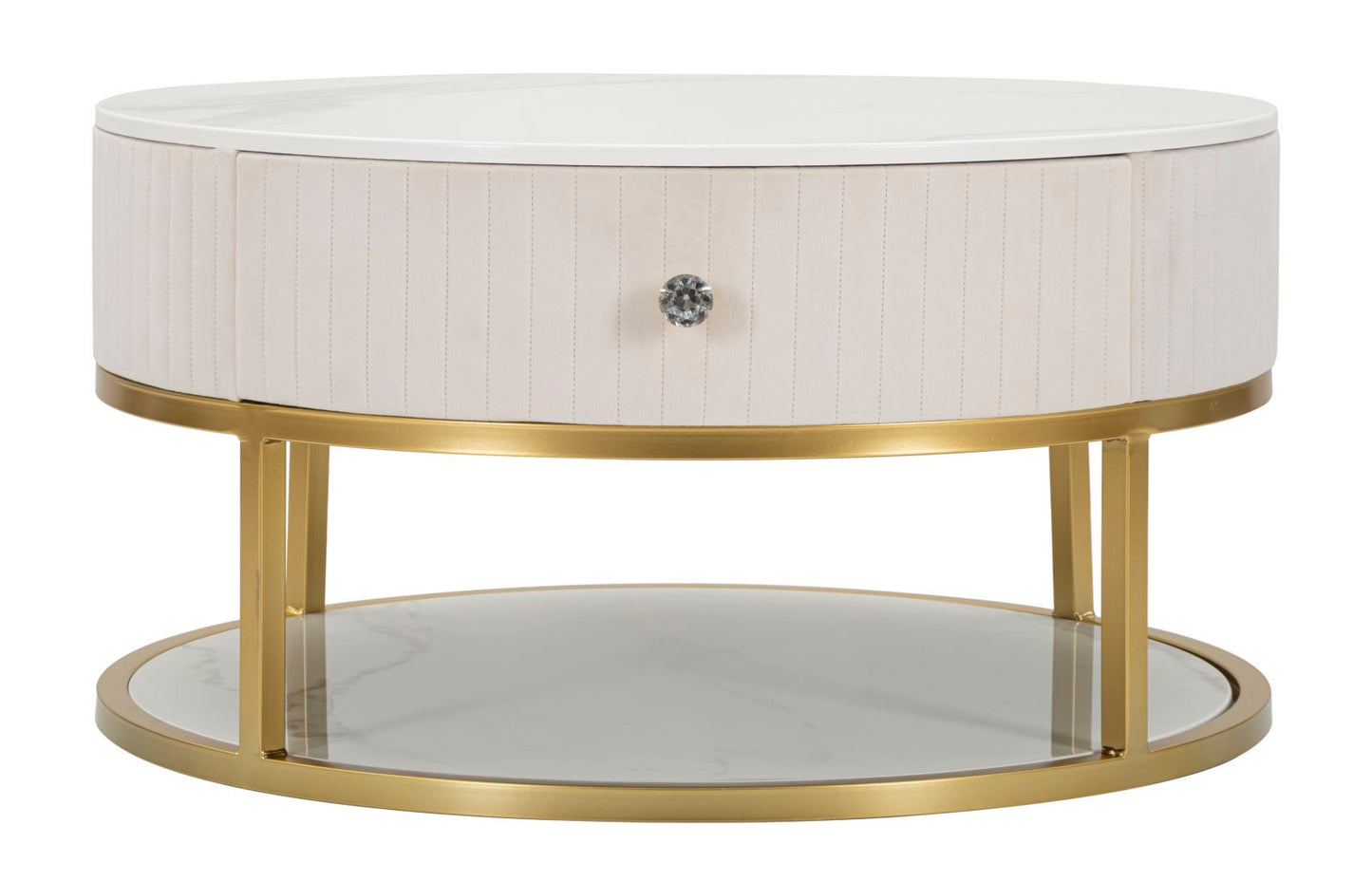 TAVOLO DA CAFFE' MONTPELLIER CREMA CM ? 75X36