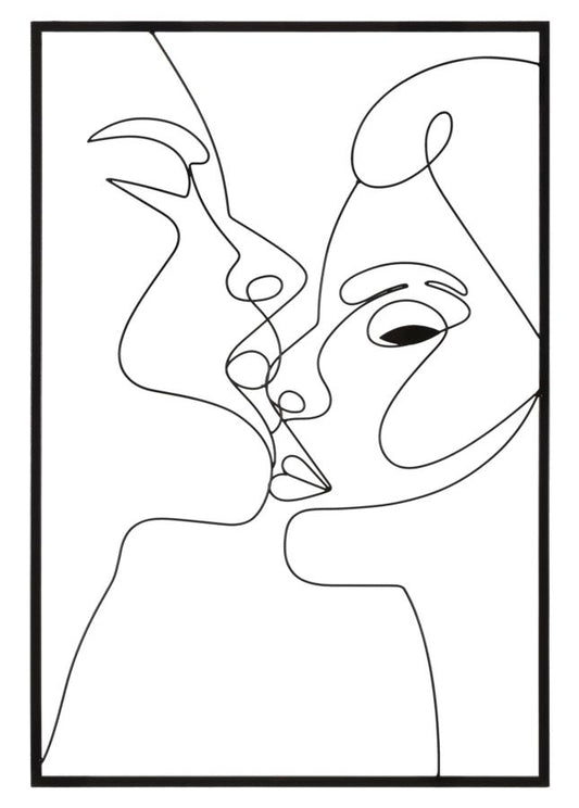 PANNEAU EN FERRO KISS CM 60X1X90