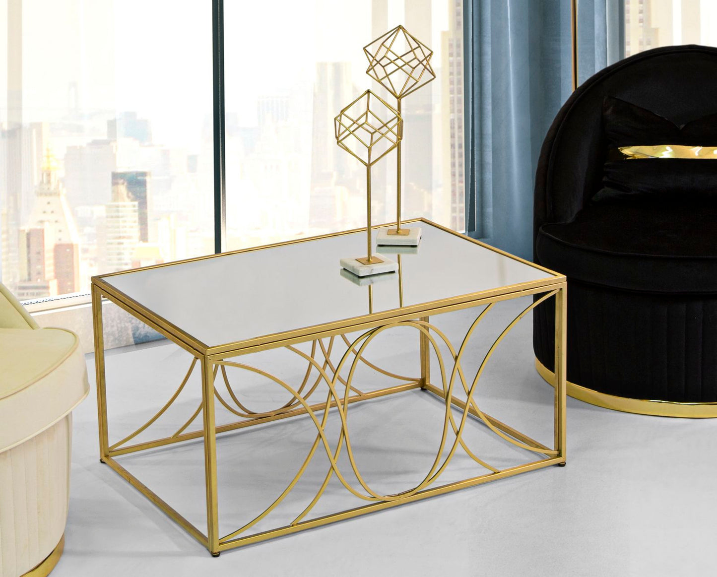 TAVOLO DA CAFFE' EXY CM 90X60X45