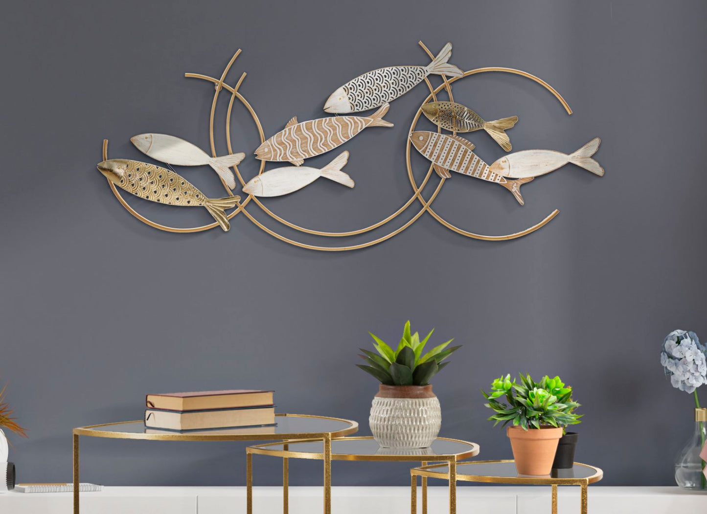 PANNELLO EN FERRO FISHY MOVE CM 142,9X5X61,6