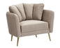 POLTRONA KIEV GRIGIA CM 88X77X74