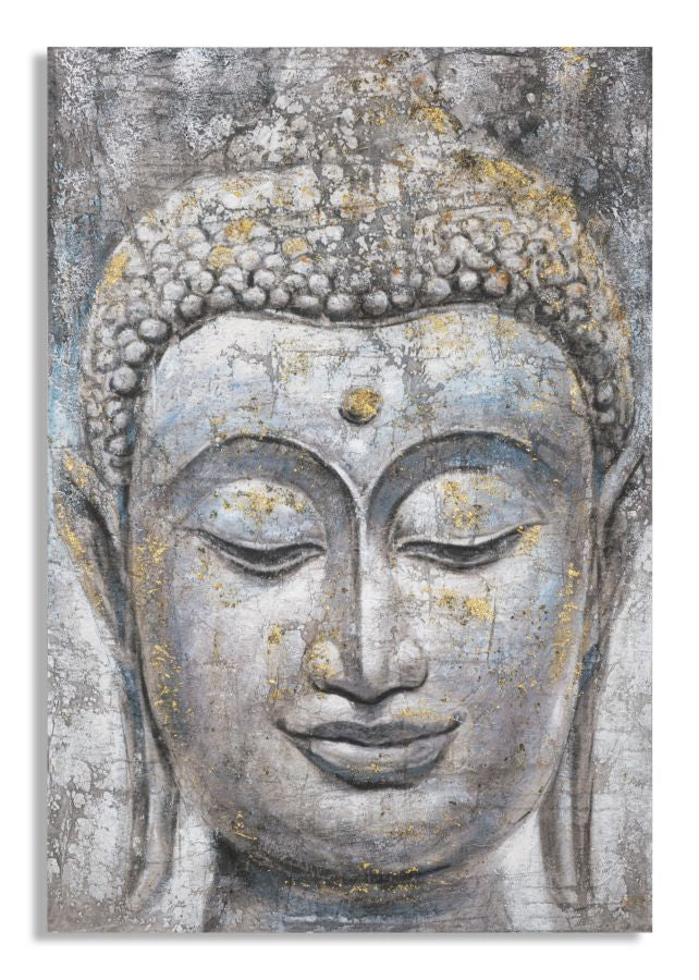 DIPINTO SU TELA FACE BOUDDHA LUMI¨¨RE -A- CM 80X3X120