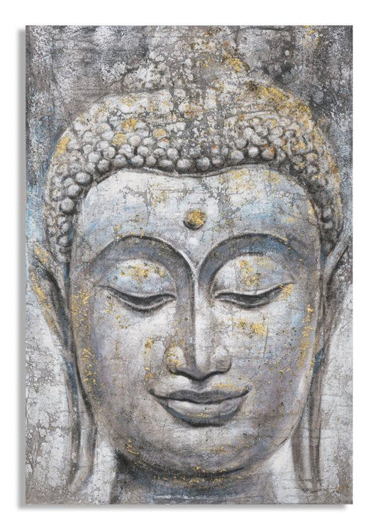 DIPINTO SU TELA FACE BOUDDHA LUMI¨¨RE -A- CM 80X3X120