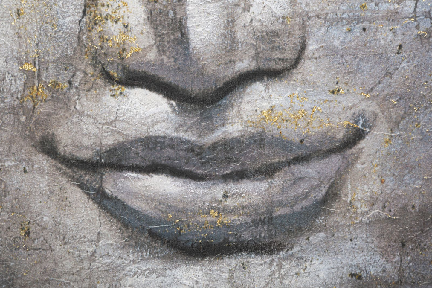 DIPINTO SU TELA FACE BOUDDHA LUMI¨¨RE -A- CM 80X3X120