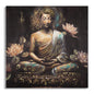 DIPINTO SU TELA BOUDDHA -A- CM 100X3X100