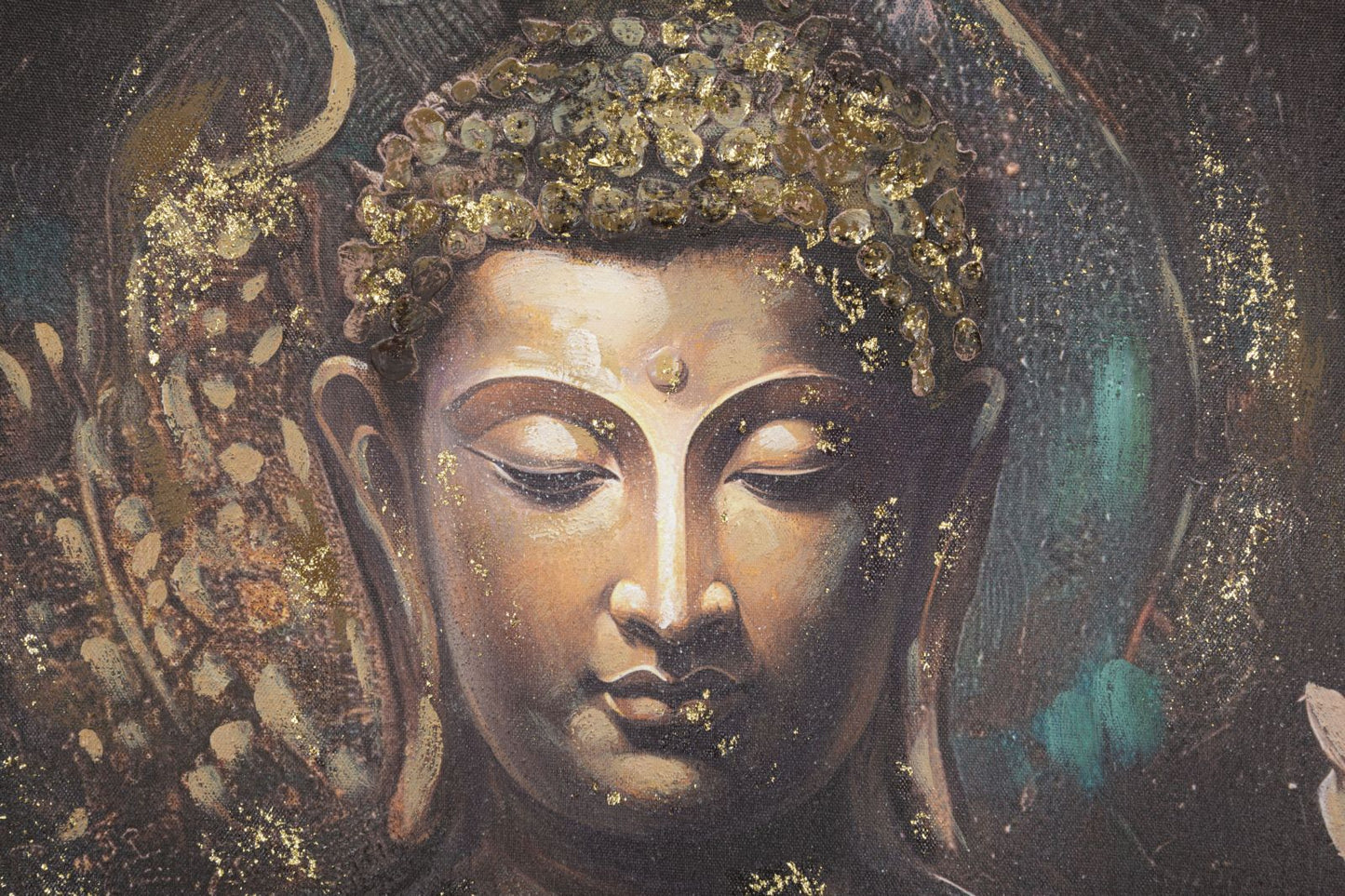 DIPINTO SU TELA BOUDDHA -A- CM 100X3X100