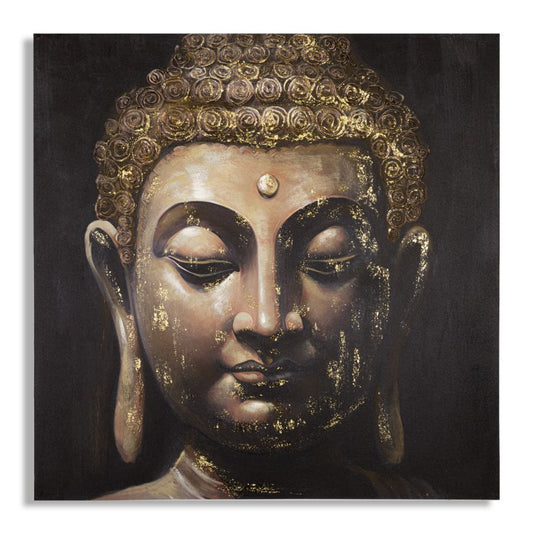 DIPINTO SU TELA BOUDDHA -B- CM 100X3X100