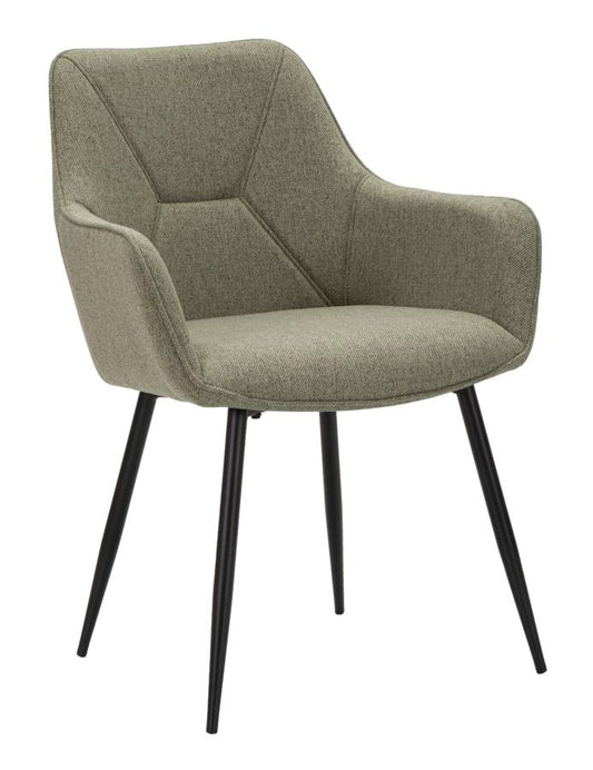 SEDIA VICENZA VERDE JEU 2 PZ CM 58X63X85,5