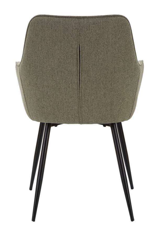SEDIA VICENZA VERDE JEU 2 PZ CM 58X63X85,5