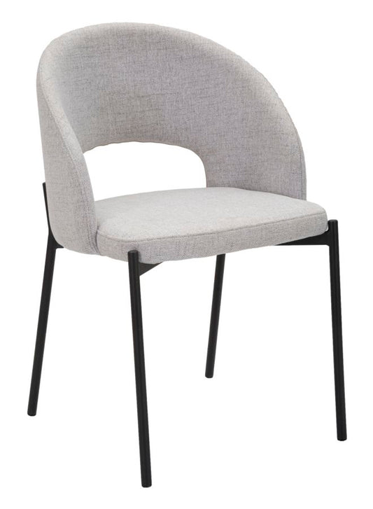 SEDIA HELSINKI GRIGIA ENSEMBLE 2 PZ CM 51X53X80
