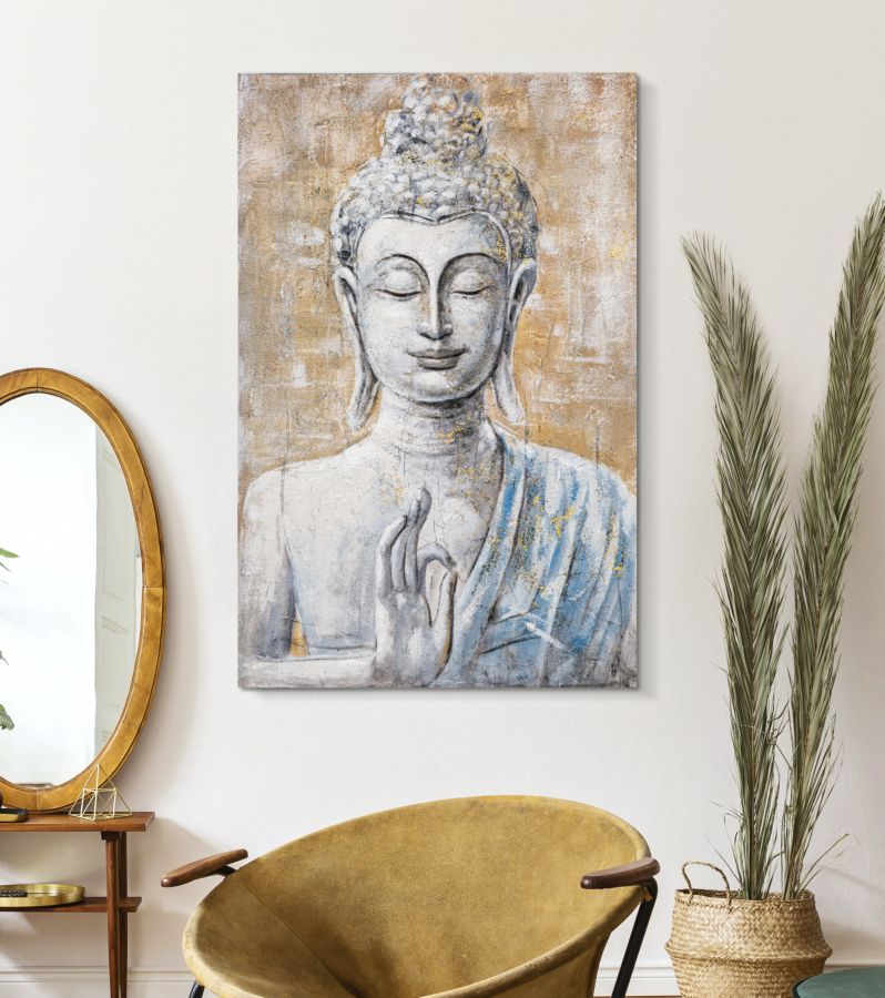 DIPINTO SU TELA LUMI¨¨RE BOUDDHA -B- CM 80X3X120