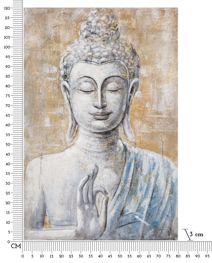 DIPINTO SU TELA LUMI¨¨RE BOUDDHA -B- CM 80X3X120