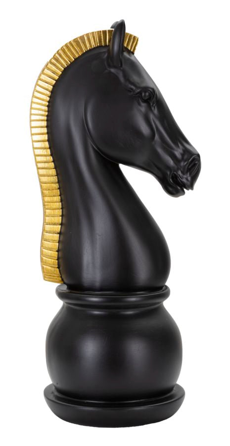 CAVALLO NERO E ORO CM ? 18,5X50