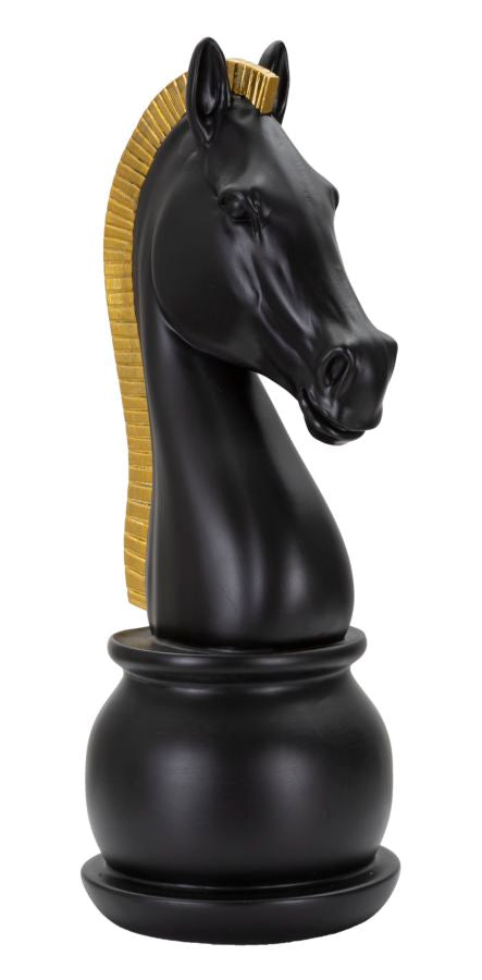 CAVALLO NERO E ORO CM ? 18,5X50