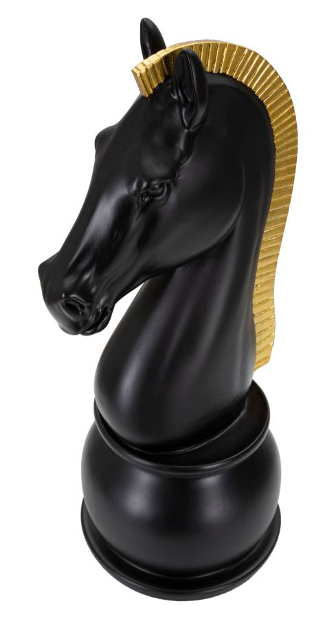 CAVALLO NERO E ORO CM ? 18,5X50