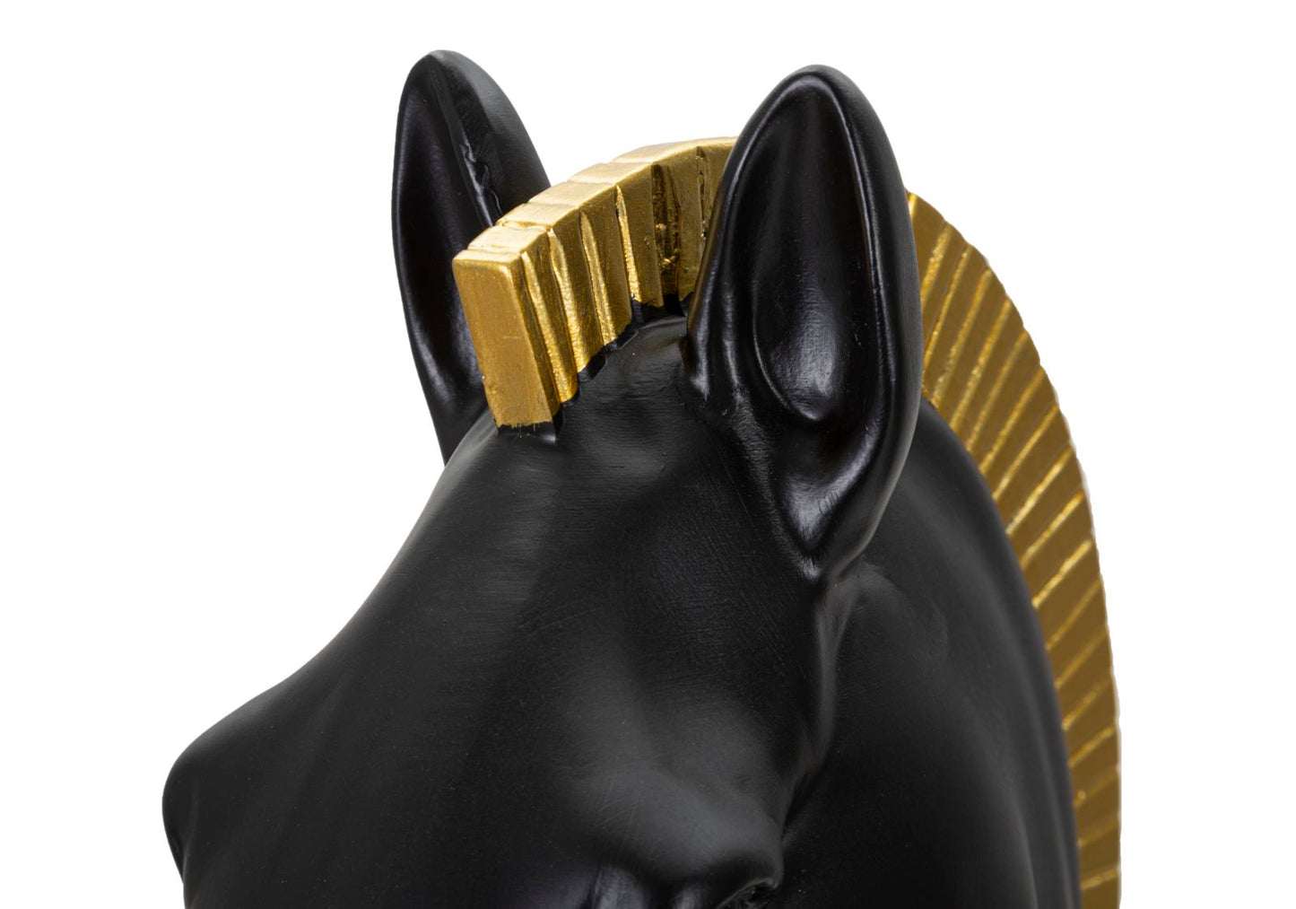 CAVALLO NERO E ORO CM ? 18,5X50