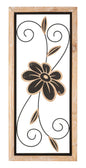 PANNELLO IN FERRO E LEGNO KOMAN -A- CM 26X2,5X60