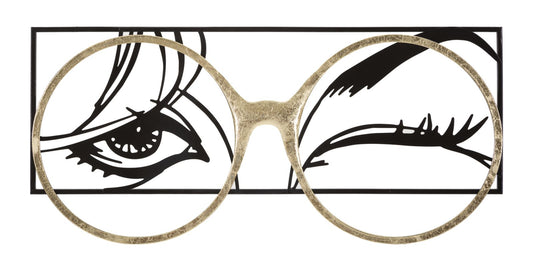 PANNEAU EN FERRO LUNETTES CM 89,5X3,8X41,3