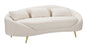 DIVANO 3 POSTI OSLO C/CUSCINI CREMA CM 185X84X68