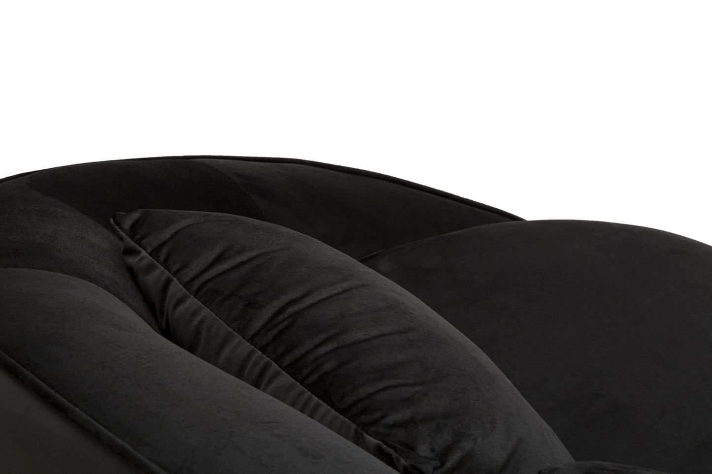 DIVANO 3 POSTI OSLO C/CUSCINI NOIR CM 185X84X68