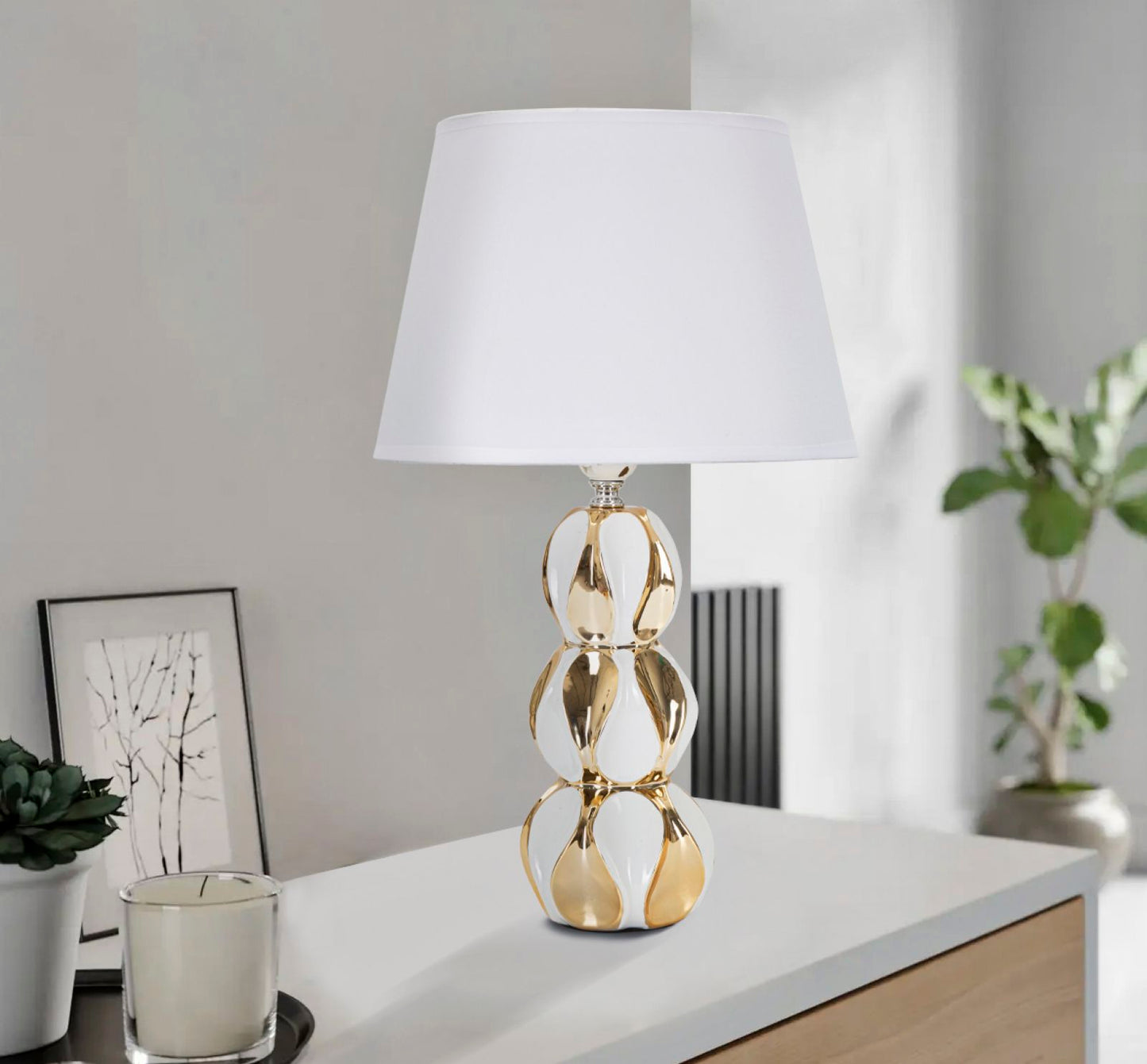 LAMPADA DA TAVOLO GLAM BALLES CM ? 28X46