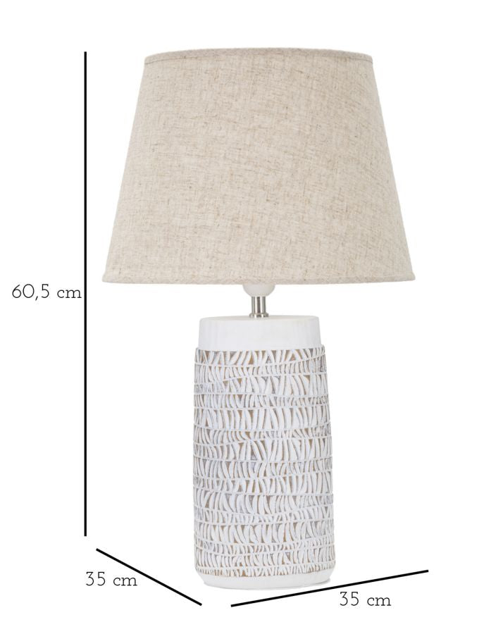 LAMPADA DA TAVOLO R¨¦SINE NAIROBI CM ? 35X60,5