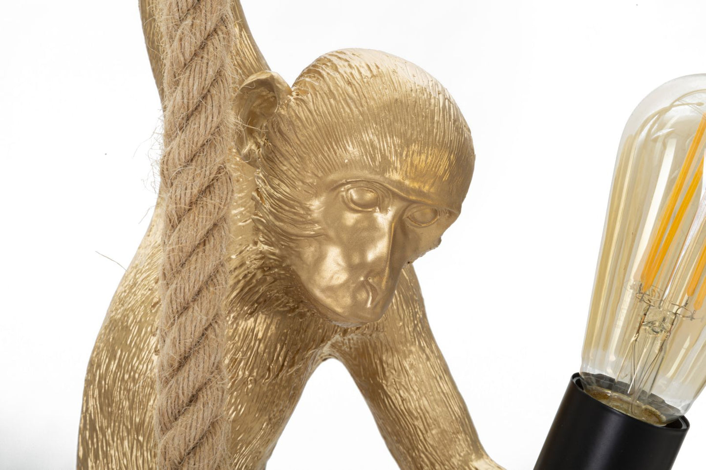 LAMPADARIO SINGE ORO CM 27X32X60