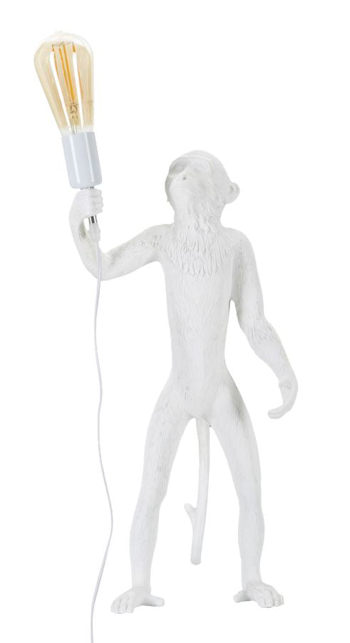 LAMPADA DA TAVOLO SINGE BIANCO CM ? 26X34X55