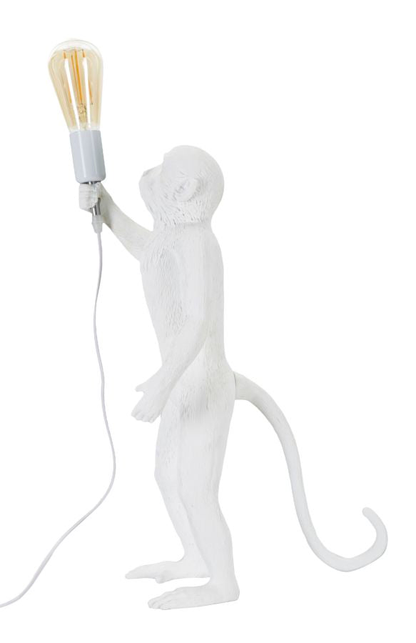 LAMPADA DA TAVOLO SINGE BIANCO CM ? 26X34X55