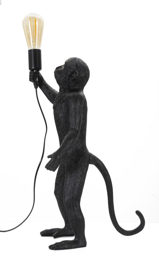 LAMPADA DA TAVOLO SINGE NERO CM ? 26X34X55