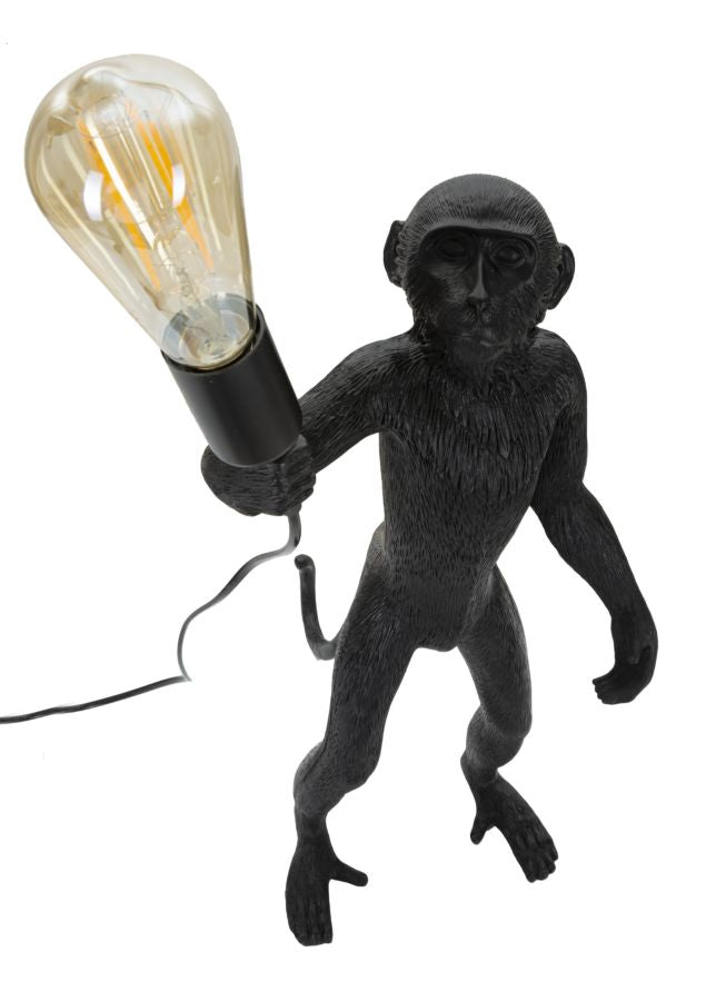 LAMPADA DA TAVOLO SINGE NERO CM ? 26X34X55