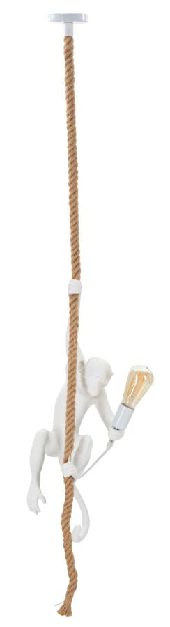 LAMPADARIO SINGE BIANCO CM ? 27X32X60