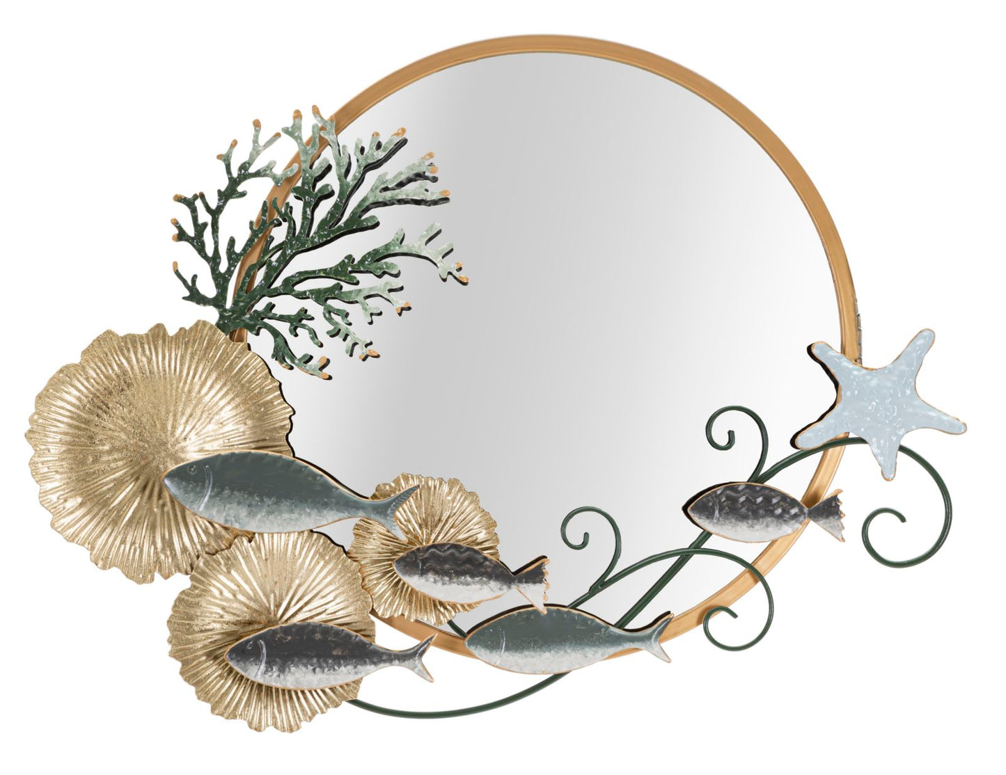 SPECCHIO D MURO POISSON CM 88,9X7,6X65,4