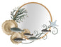 SPECCHIO D MURO POISSON CM 88,9X7,6X65,4