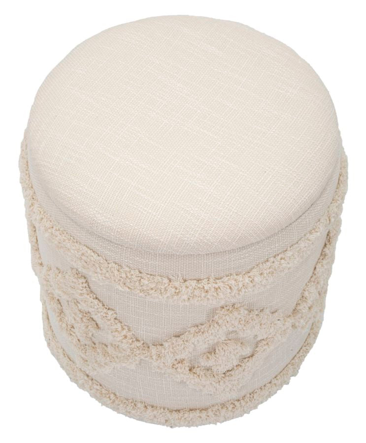 PUFF CONTENITORE DAMASCO ROTONDO CM ? 35X40