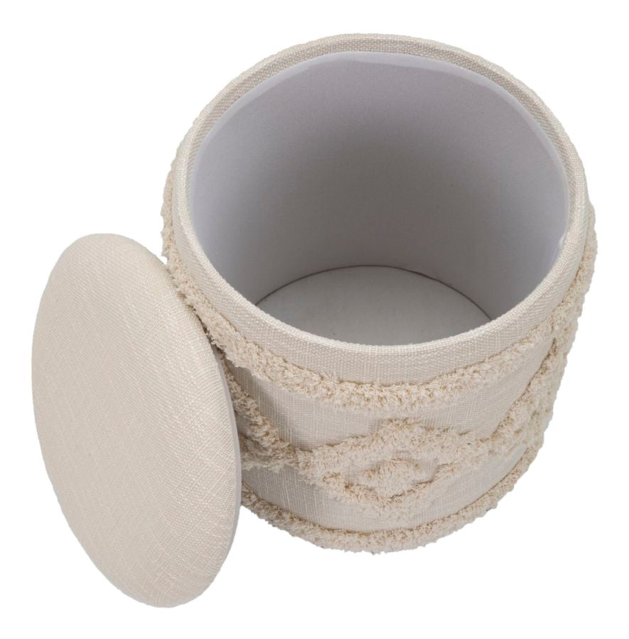 PUFF CONTENITORE DAMASCO ROTONDO CM ? 35X40