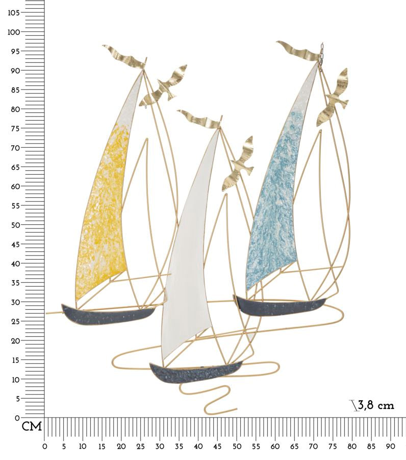 PANNELLO EN FERRO VELA COULEUR CM 78,7X3,8X97,8