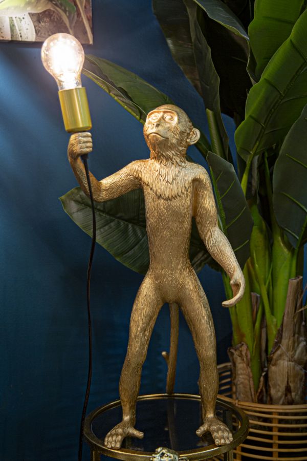 LAMPADA DA TAVOLO SINGE ORO CM ? 26X34X55