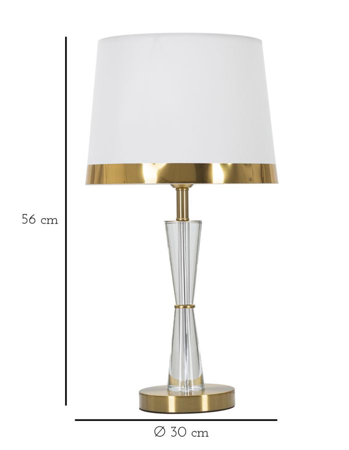 LAMPADA DA TAVOLO CRISTAL CM ? 30X56